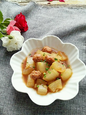 Sweet and Sour Winter Melon Meatballs recipe