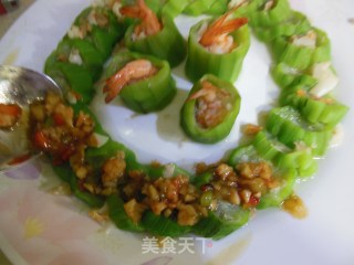Rolling Dragon Loofah-garlic Steamed Loofah to Eat Differently recipe