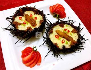 Sea Urchin Steamed Egg recipe