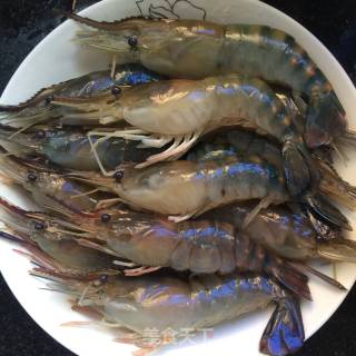 Steamed Big Head Shrimp recipe