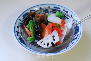 [new Year Dishes Sharing 1]·lotus Pond Suying——[seasonal Vegetables Soaked in Abalone Sauce] recipe