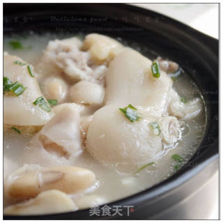 Three Delicacies with Three Birds with One Stone to Protect Against Cold and Tonic Gum Yuan and Delicious ------- Mom's Hoof Flower recipe