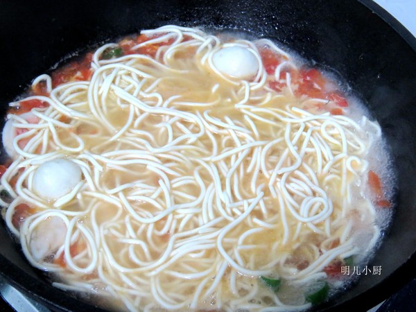 Tomato Braised Noodles recipe