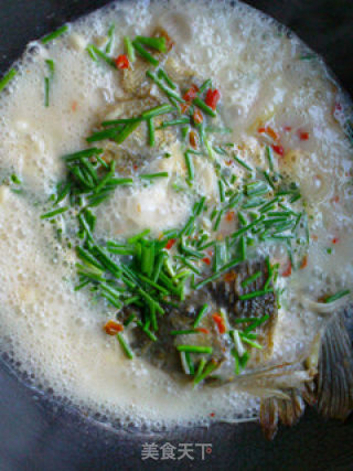 Nourishing and Puzzle Fish Head Golden Needle Soup recipe