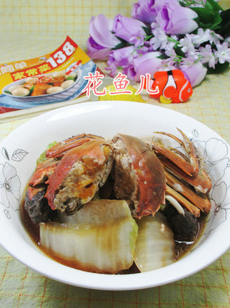 Braised Chinese Cabbage with Hairy Crabs recipe