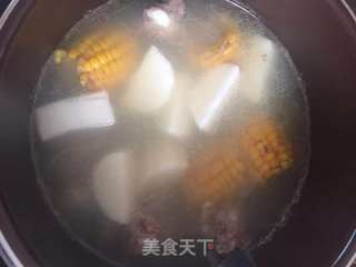 Corn Yam Pork Ribs Soup recipe