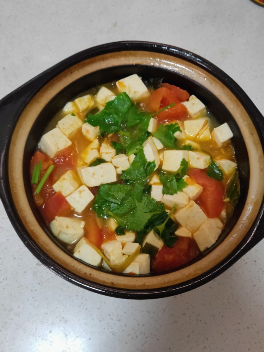 Tomato Tofu Soup recipe