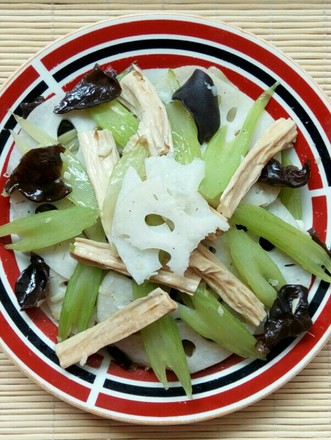 Vegetarian Fried Yuba Lotus Root Slices