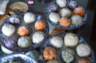 Five-color Nutritious Glutinous Rice Cake recipe