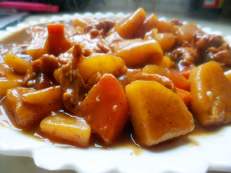 Da Xi Da Golden Curry: Curry Potato Chicken Shredded recipe
