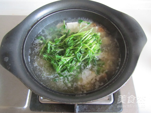 Tofu and Bean Miao Pork Soup recipe