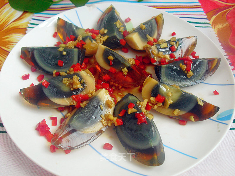 Songhua Egg with Ginger Sauce recipe