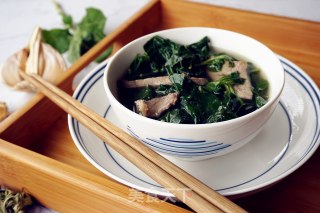 Wolfberry Leaf Pork Liver Lean Pork Soup recipe