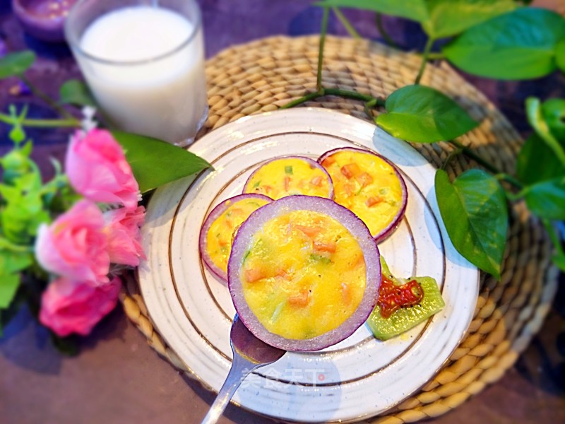 Onion Egg Vegetable Ring recipe