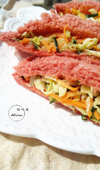 # Fourth Baking Contest and is Love to Eat Festival#pink Pocket Sandwich recipe