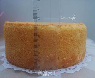 Six-inch Chiffon Cake-a Cake that Does Not Crack recipe