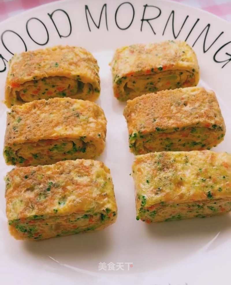 Stop Saying that Children Don't Like Eggs and Vegetables. Do this Five-zhen Powder Breakfast Cake to Ensure that Children Rush to Eat! recipe