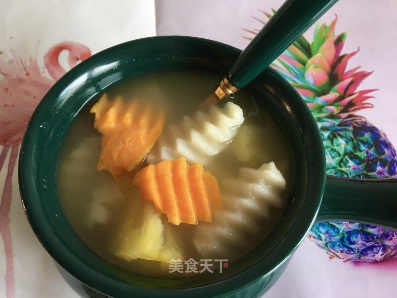 "sweet and Sour Appetizer" Pineapple Sweet Potato Soup recipe