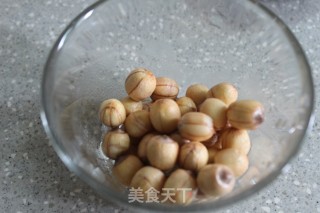 Homemade Lily Lotus Seed Arrowroot Cake-a Delicacy Served on A Dog Plate recipe