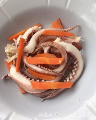 Squid Legs in Soy Sauce with Scallions recipe