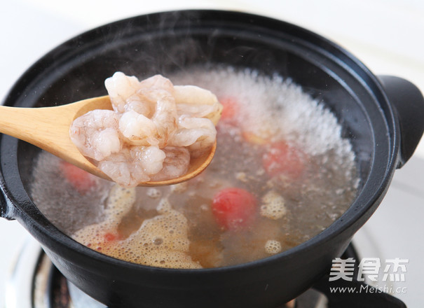 Fried Egg White Shrimp Soup recipe