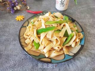 Hometown Food ~ Stir-fried Dried Tofu with Hot Pepper recipe