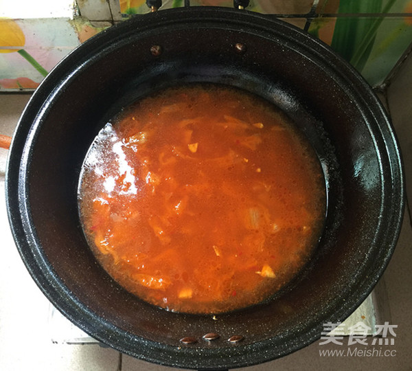 Beef Tendon Ball Mixed Pot Soup recipe