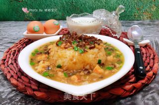Sea Intestine and Shrimp Rice Bowl recipe