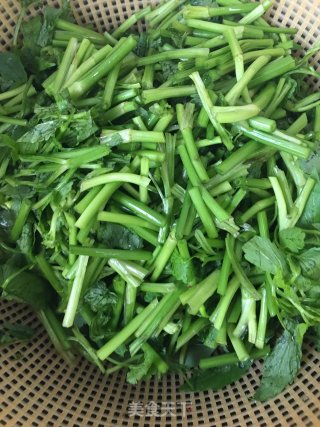 Fried Wild Celery recipe
