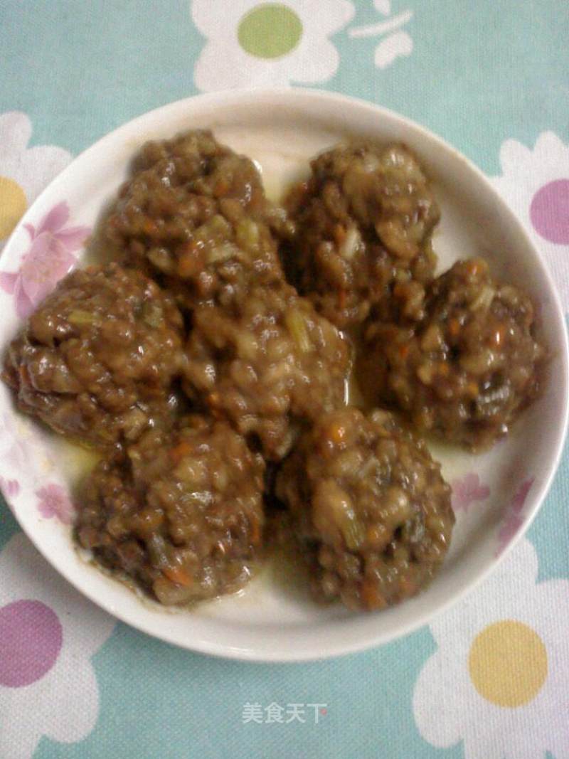 Steamed Meatballs recipe