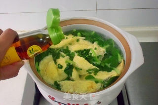 Vermicelli Soup with Vegetables and Egg Dumplings recipe