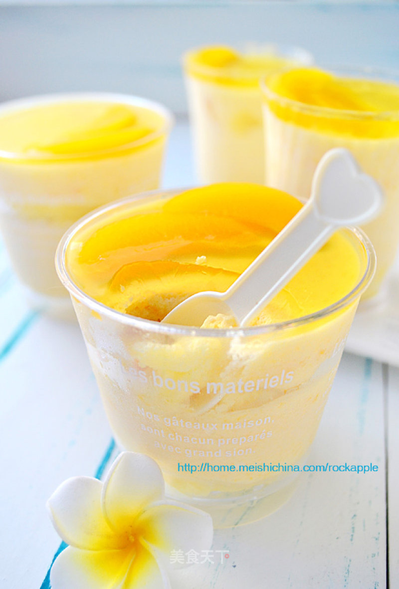 Simple Diy Dessert Like A Pastry Shop——[yellow Peach Mousse Cup] recipe