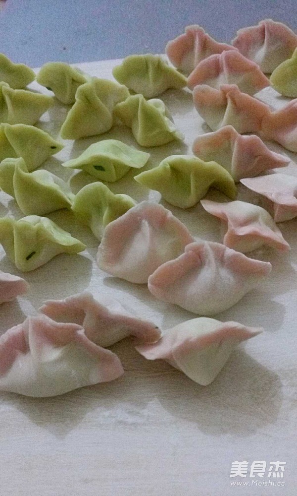 Colorful Dumplings recipe