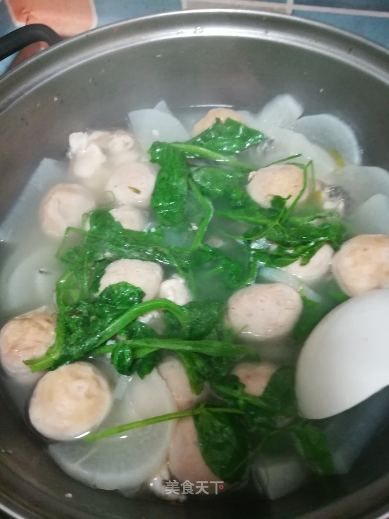 White Radish Pork Balls recipe