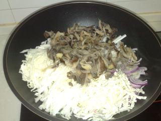 [plain Happiness] Stewed Mushrooms with Cabbage recipe