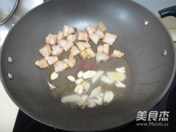 Stir-fried Cauliflower Pork Belly recipe