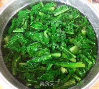 Krill Stirred Lettuce Leaves recipe