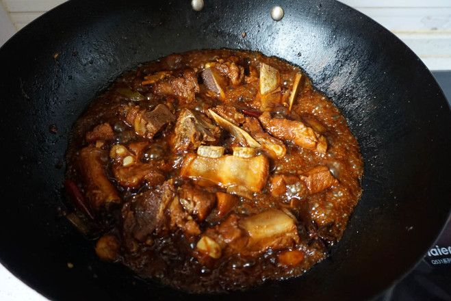 Braised Pork Ribs with Shacha Sauce recipe