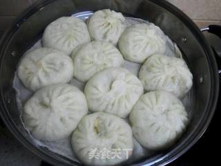 Cabbage and Asparagus Buns recipe