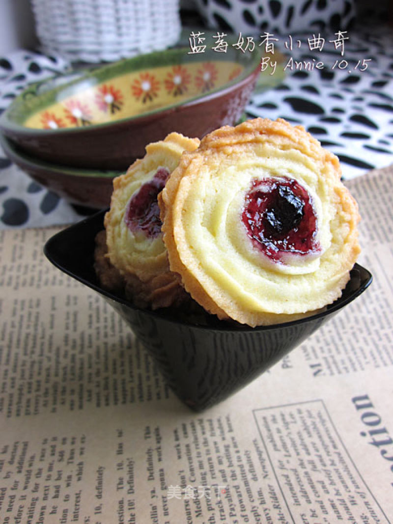 Blueberry Milk Cookies recipe