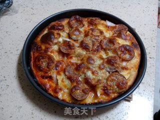 Smoked Ham Pizza recipe