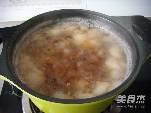 Peach Gum Sydney Osmanthus Soup recipe