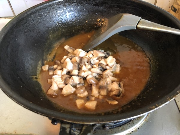 Curry Mushroom Chicken Fried Rice recipe