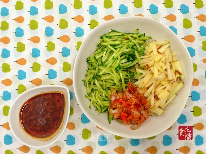Kimchi and Apple Salad★ Shredded Cucumber 5 recipe