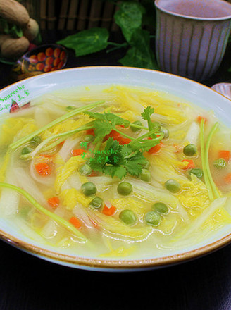 Sweet Bean Baby Vegetable Soup recipe
