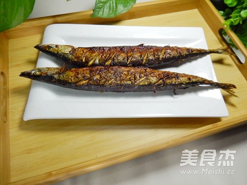 Grilled Saury with Cumin recipe