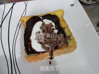 #aca烤明星大赛#chocolate West Toast recipe