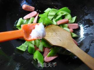 Stir-fried Peppers with Fresh Sausage recipe