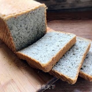 #aca Fourth Session Baking Competition# Making Pornographic Toast with Black Sesame Seeds and Chia Seeds recipe