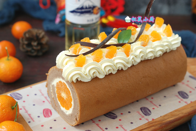 Tangerine Cake Roll recipe